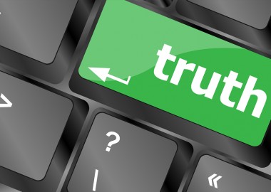 Truth Key On Keyboard - Business Concept