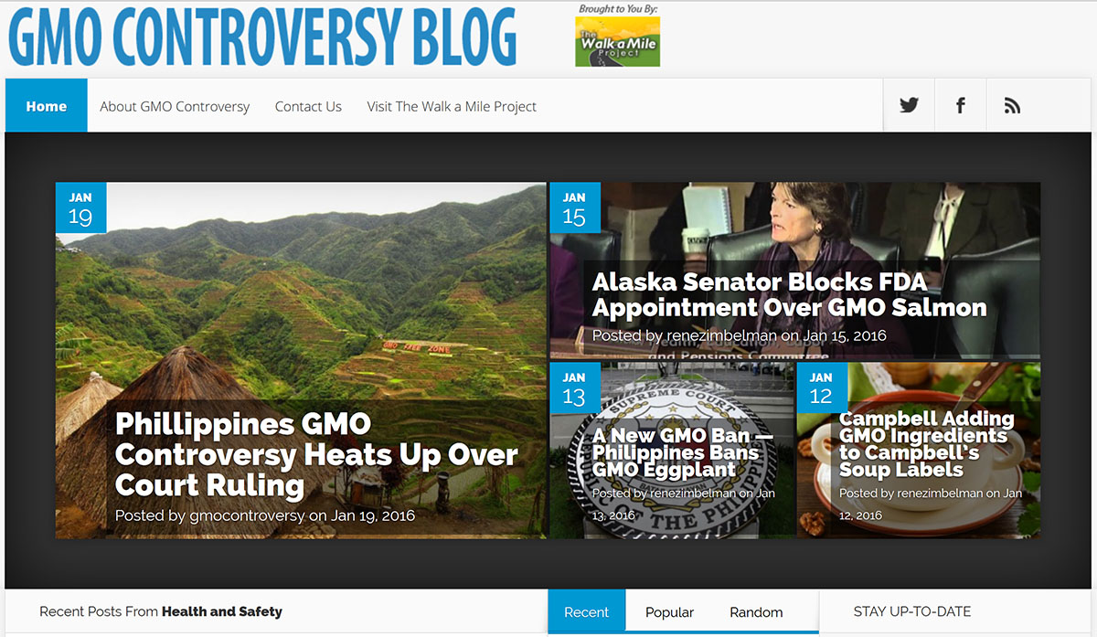 GMO Controversy Blog is Now… LIVE!